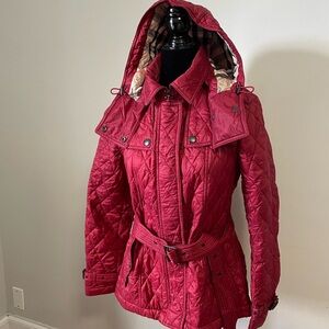 Burberry Finsbridge Quilted Hooded Jacket